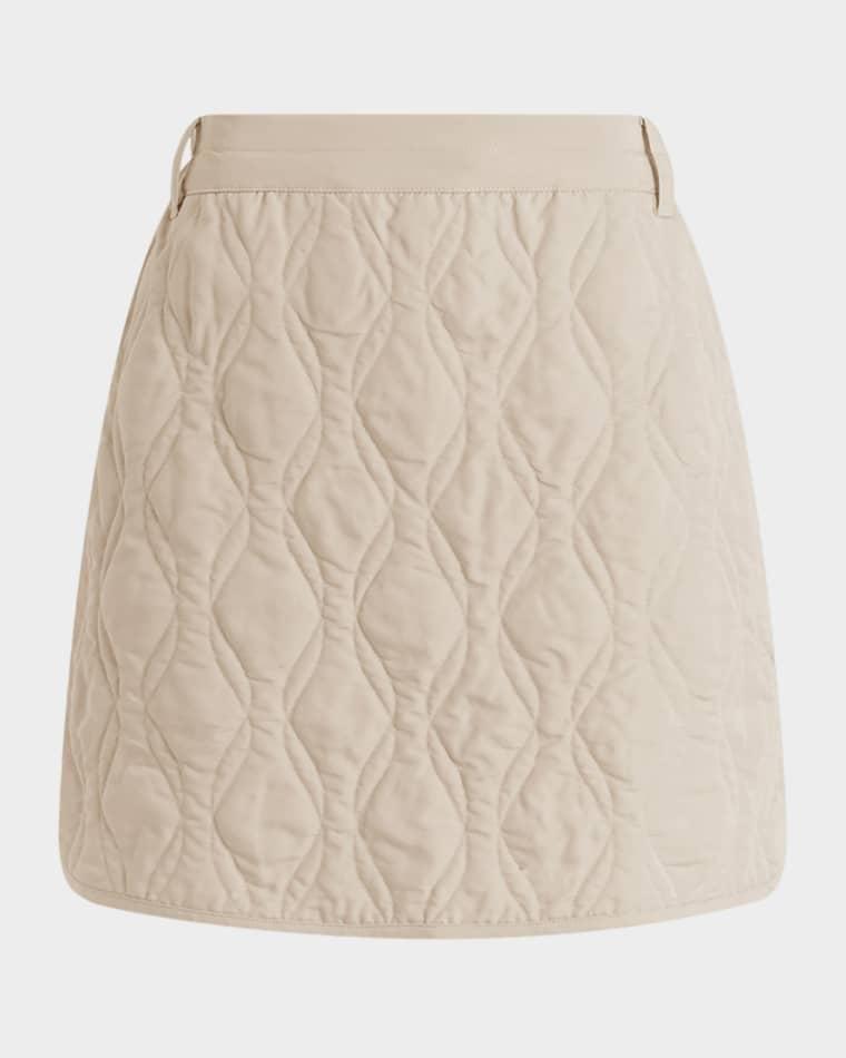 Florin Quilted Miniskirt by VARLEY