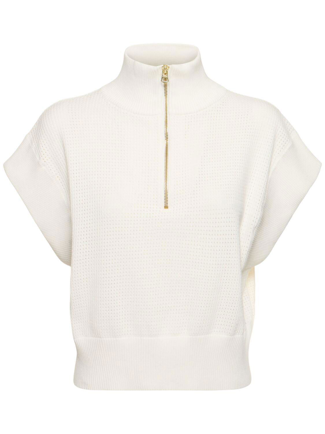 Fulton Cropped Knit Top by VARLEY
