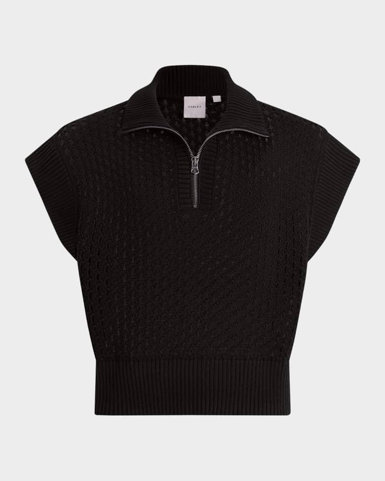 Gaines Half-Zip Knit Vest by VARLEY