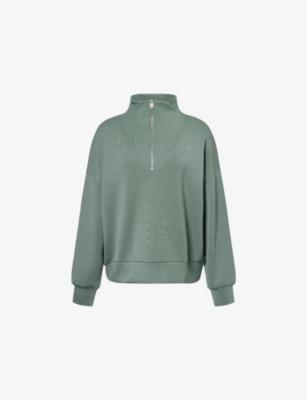 Hawley Half-Zip Stretch-Woven Sweatshirt by VARLEY