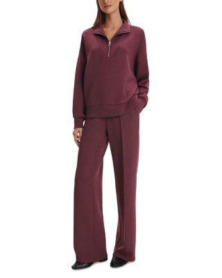 Hawley Half Zip Sweatshirt & Wide Leg Pants by VARLEY