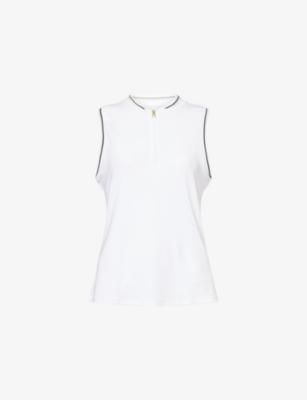 Inga Performance Stretch-Jersey Top by VARLEY
