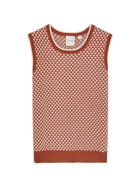 Jenson patterned top by VARLEY