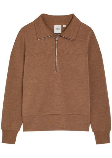 Kayleigh half-zip stretch-jersey sweatshirt by VARLEY