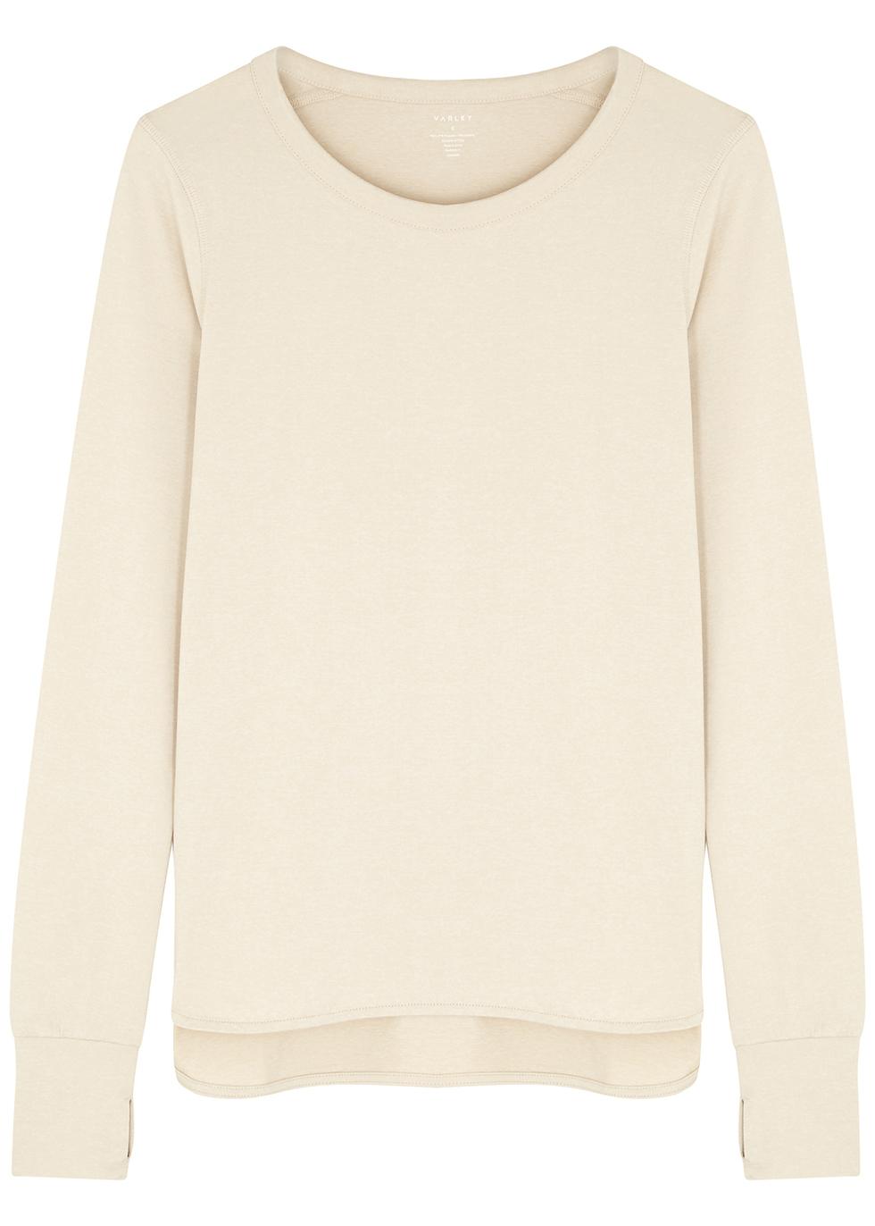 Kearney cream stretch-jersey top by VARLEY