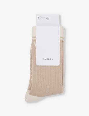 Kendrick Grip-Sole Cotton-Blend Knitted Socks by VARLEY