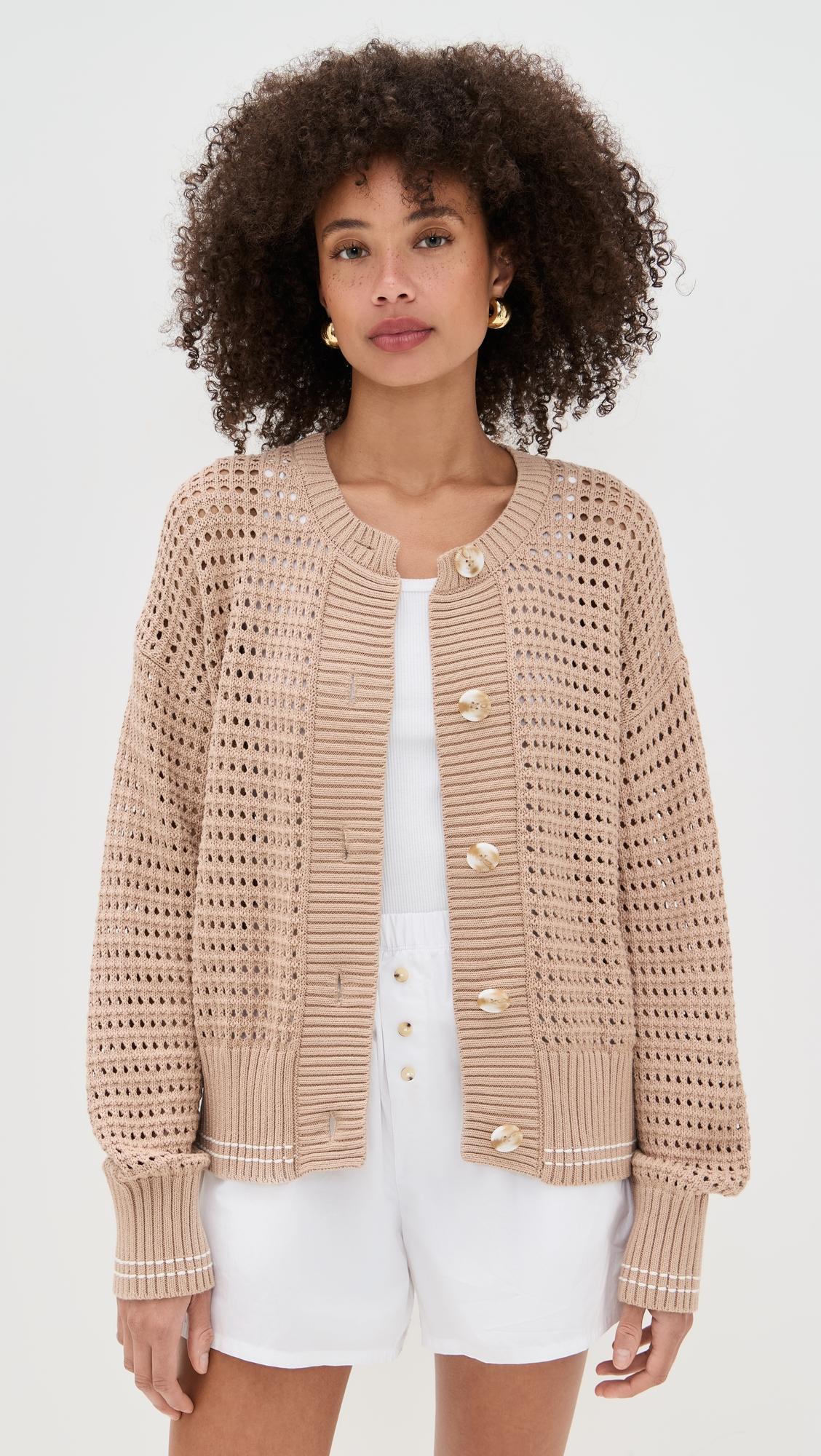 Kris Relaxed Fit Knit Cardigan by VARLEY