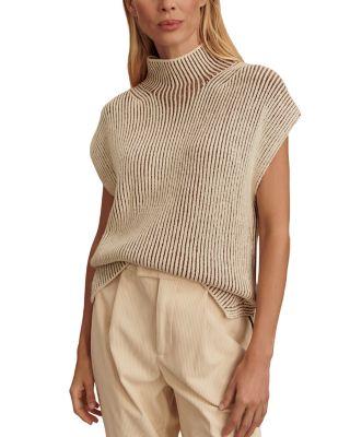 Lauren Plated Knit Sleeveless Sweater by VARLEY