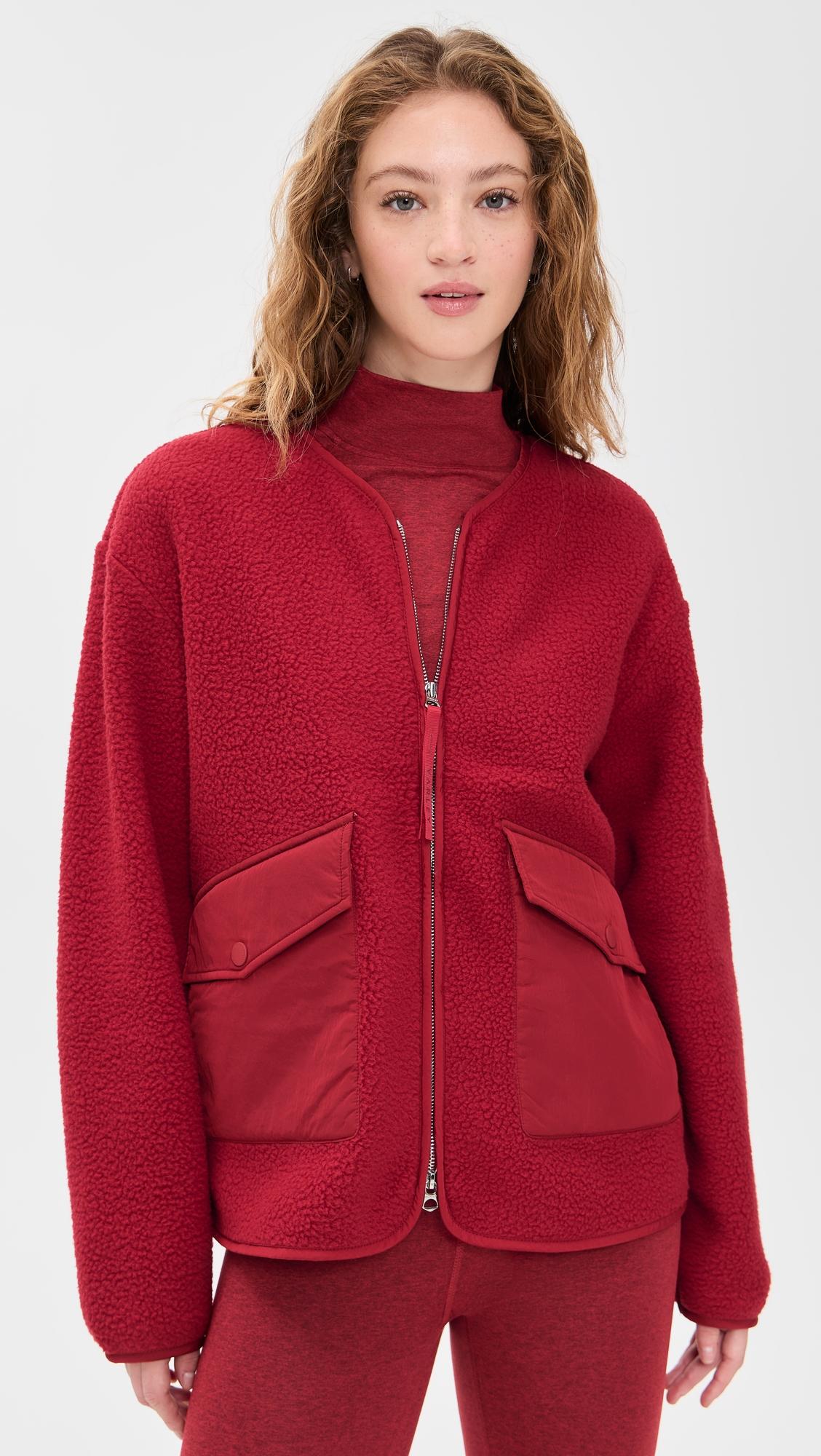 Marina Collarless Fleece Jacket by VARLEY