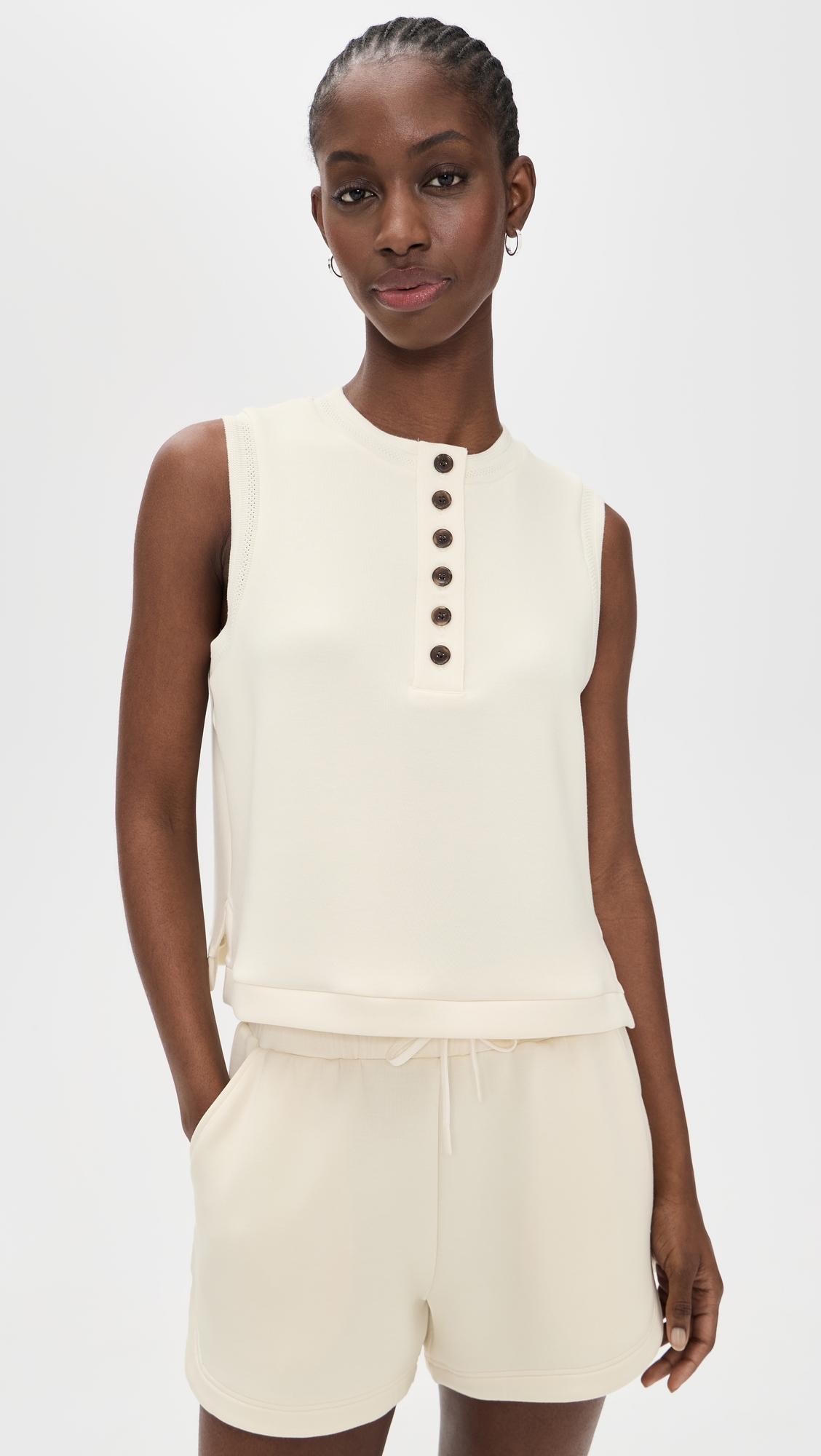 Marla Button Tank by VARLEY