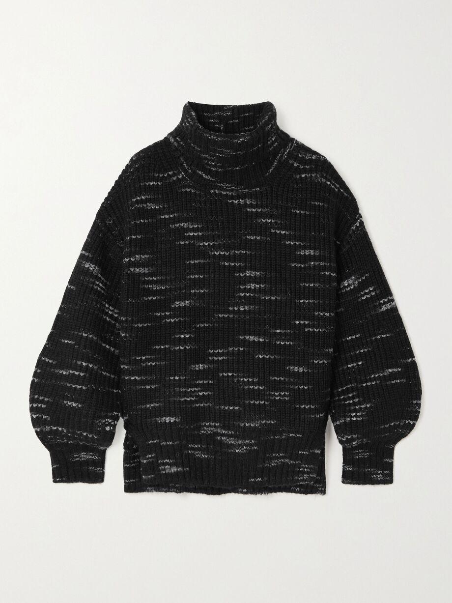 Marlena ribbed-knit turtleneck sweater by VARLEY Marlena ribbed-knit turtleneck sweater by VARLEY