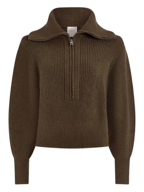 Maura zip-fastening sweater by VARLEY