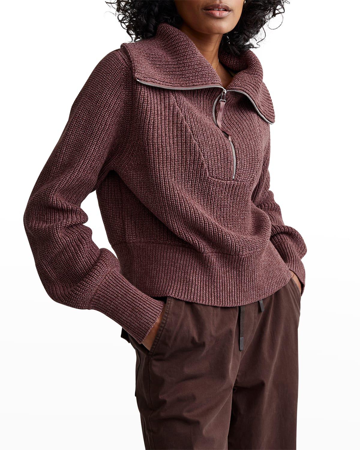 Mentone Half-Zip Knit Pullover by VARLEY