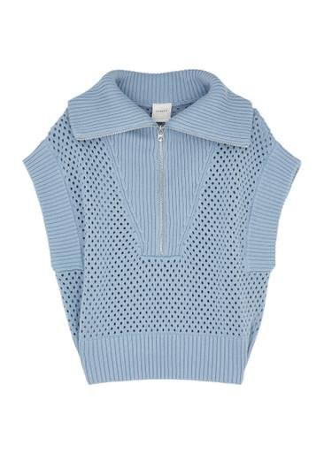 Mila open-knit cotton vest by VARLEY