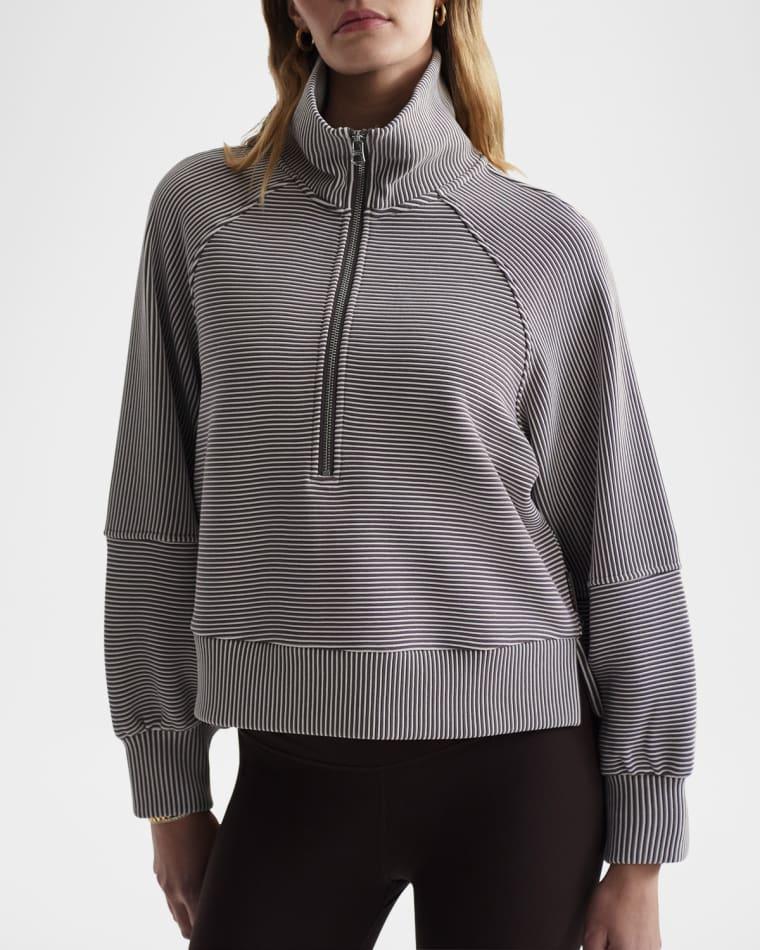 Milano Half-Zip Ribbed Sweatshirt by VARLEY