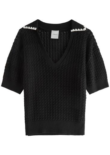 Monte open-knit polo shirt by VARLEY