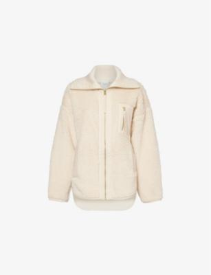 Myla contrast-trim fleece jacket by VARLEY