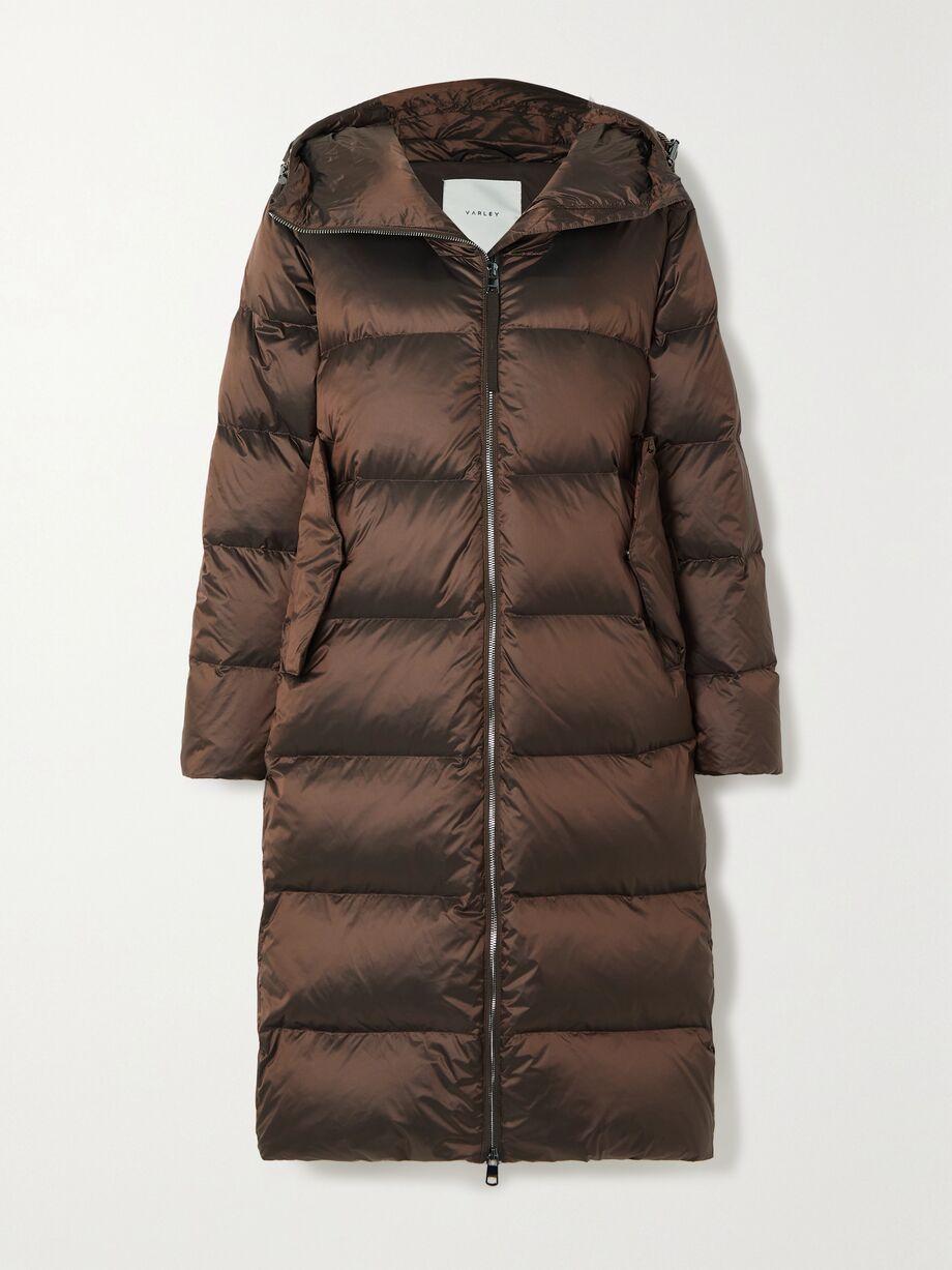 Payton quilted metallic shell down coat by VARLEY