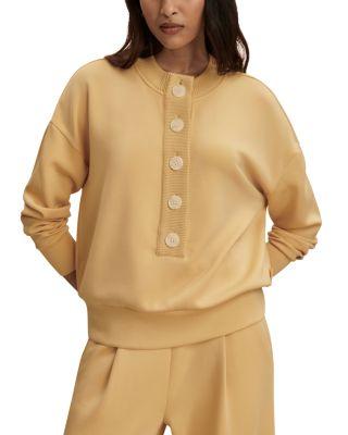 Reena Button Front Sweatshirt by VARLEY