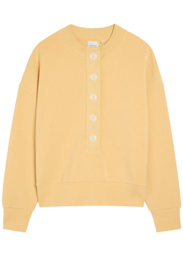 Reena button-down stretch-jersey sweatshirt by VARLEY