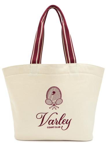 Robinson embroidered canvas tote bag by VARLEY