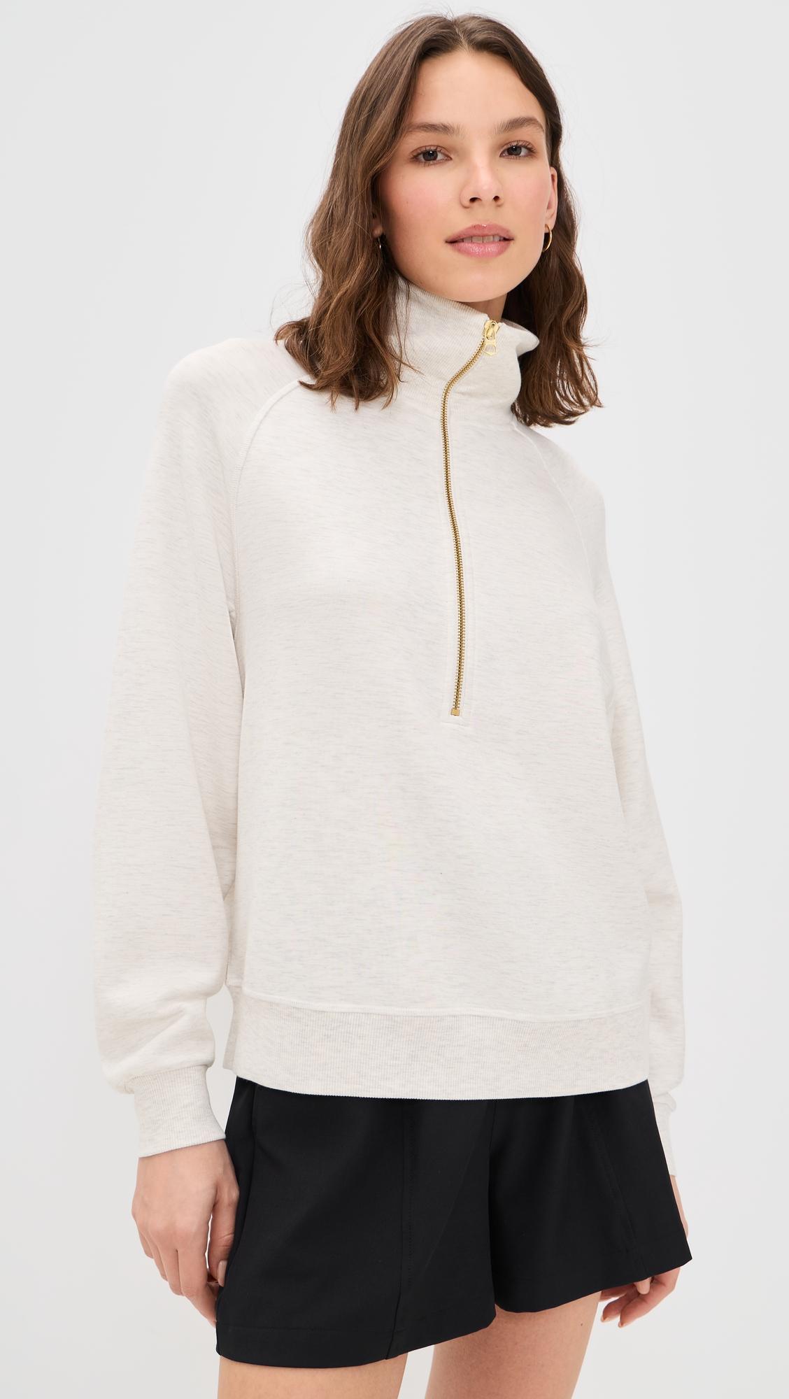 Selene Half Zip Marl Pullover by VARLEY