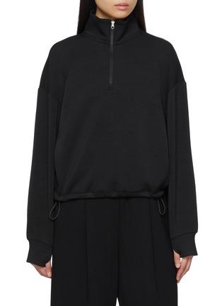 Sian Cropped Half Zip Sweatshirt by VARLEY Sian Cropped Half Zip Sweatshirt by VARLEY