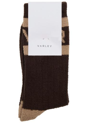 Spencer logo-intarsia fleece socks by VARLEY