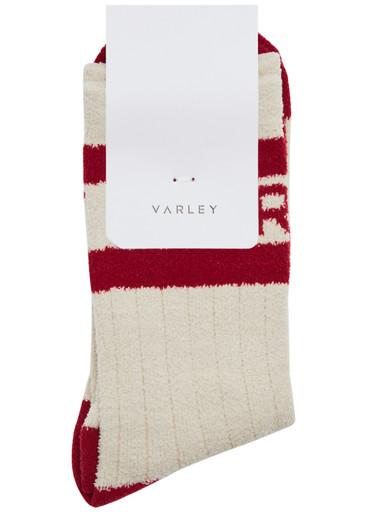 Spencer logo-intarsia fleece socks by VARLEY