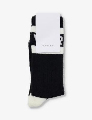 Spencer logo-intarsia socks by VARLEY
