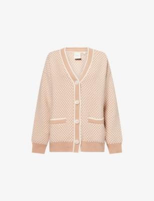 Tarran V-neck Cotton Cardigan by VARLEY