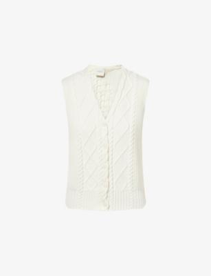 Tatyana Cable Knit Vest by VARLEY