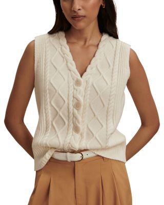 Tatyana Cable Knit Vest by VARLEY