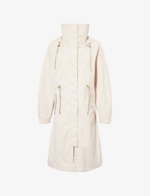 Tybalt Long Rain Woven Parka Coat by VARLEY