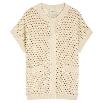 V SIDRA BUTTON THROUGH VEST by VARLEY