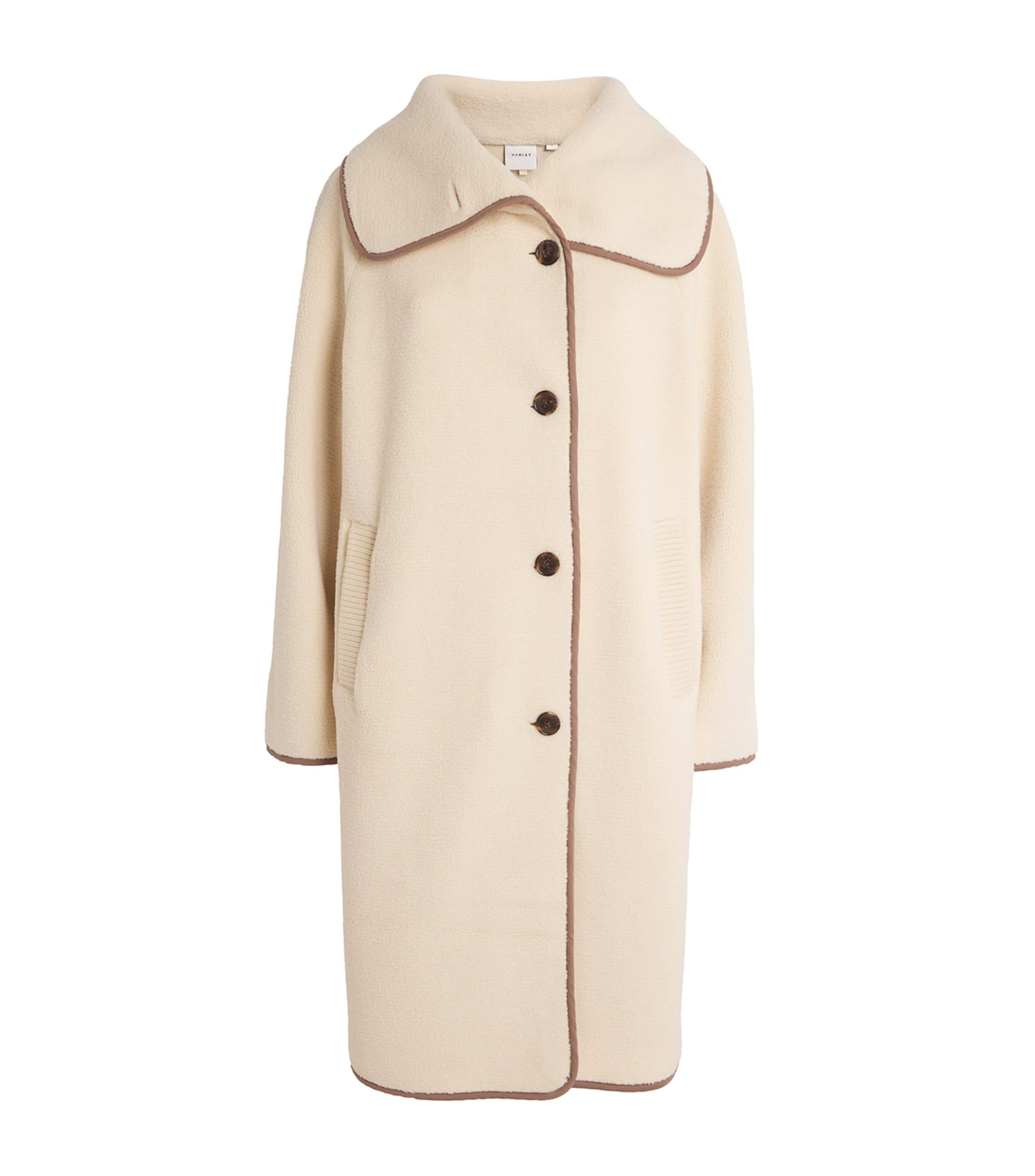 Varley Bonded-Fleece Clemence Cape Coat by VARLEY