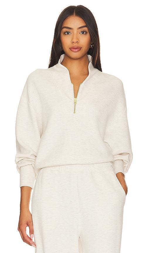 Varley Davidson Sweatshirt in Ivory by VARLEY