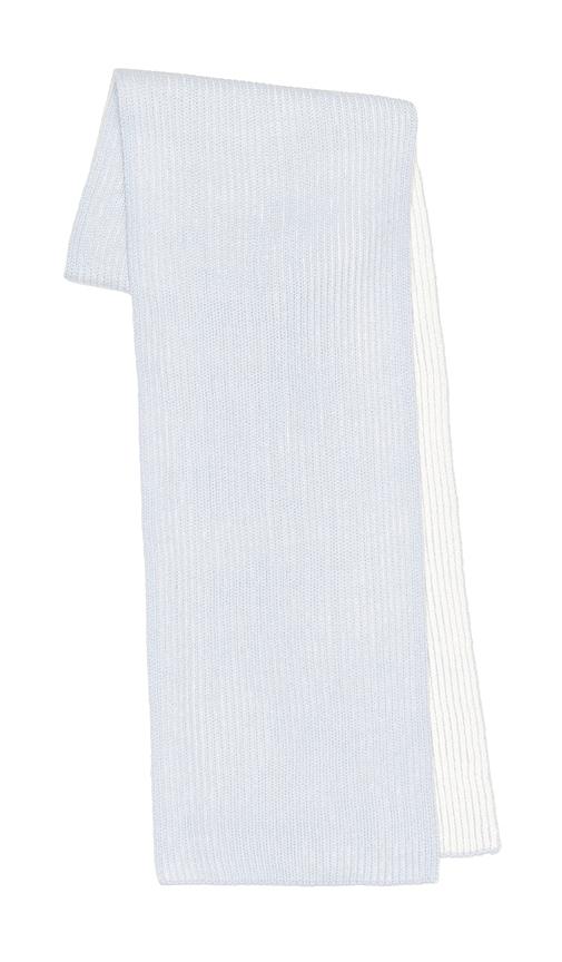 Varley Deville Plated Scarf in Baby Blue by VARLEY