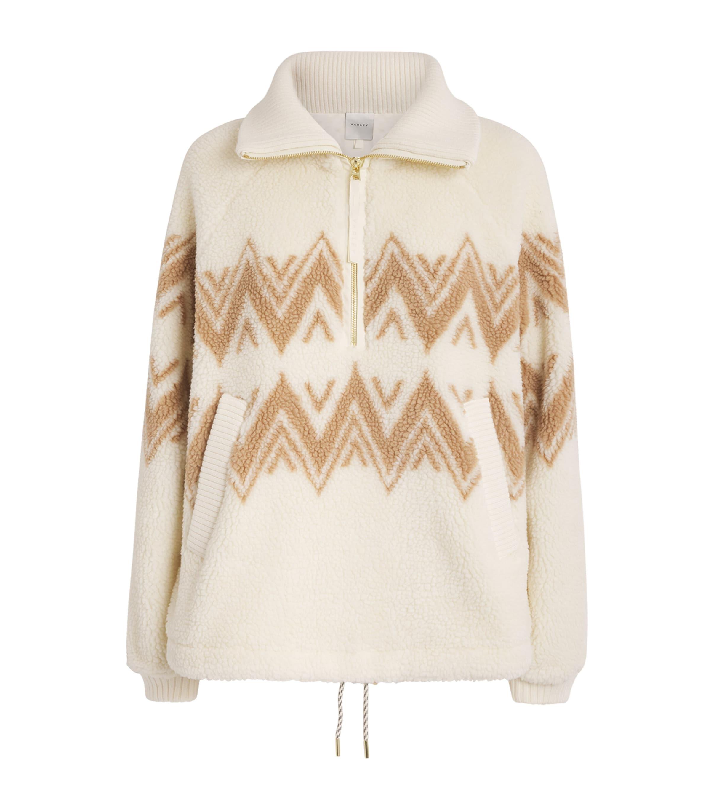 Varley Faux Shearling Hendrik Sweatshirt by VARLEY