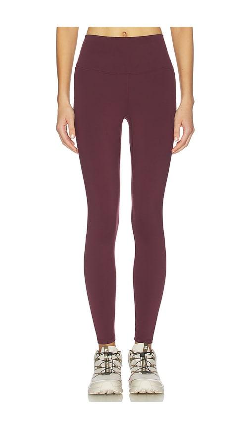 Varley Free Soft High Rise 25 Legging in Burgundy by VARLEY
