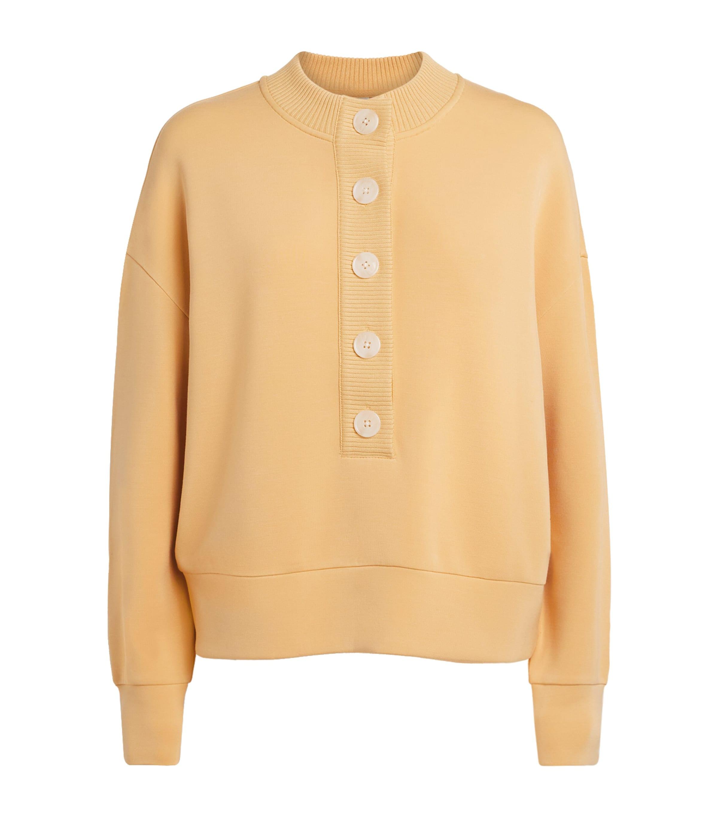 Varley FreeSoft Button-Front Reena Sweatshirt by VARLEY