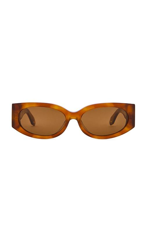 Varley Lambeth Oval Sunglasses in Baby Blue by VARLEY