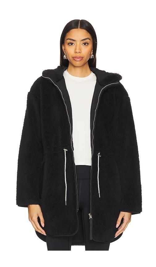 Varley Lowens Sherpa Jacket in Black by VARLEY