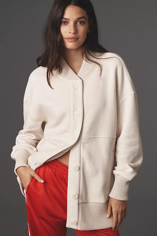 Varley Sawyer Long-Sleeve Button-Front Sweater by VARLEY Varley Sawyer Long-Sleeve Button-Front Sweater by VARLEY