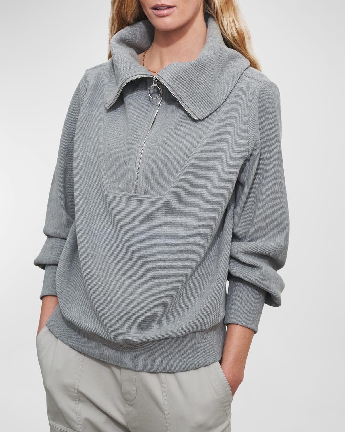 Vine Oversized 1/2-Zip Pullover Sweatshirt by VARLEY Vine Oversized 1/2-Zip Pullover Sweatshirt by VARLEY