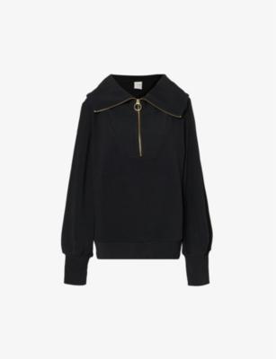 Vine relaxed-fit cotton-blend sweatshirt by VARLEY Vine relaxed-fit cotton-blend sweatshirt by VARLEY