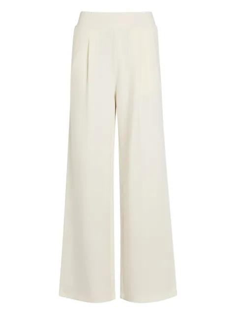 pleated-front palazzo pants by VARLEY