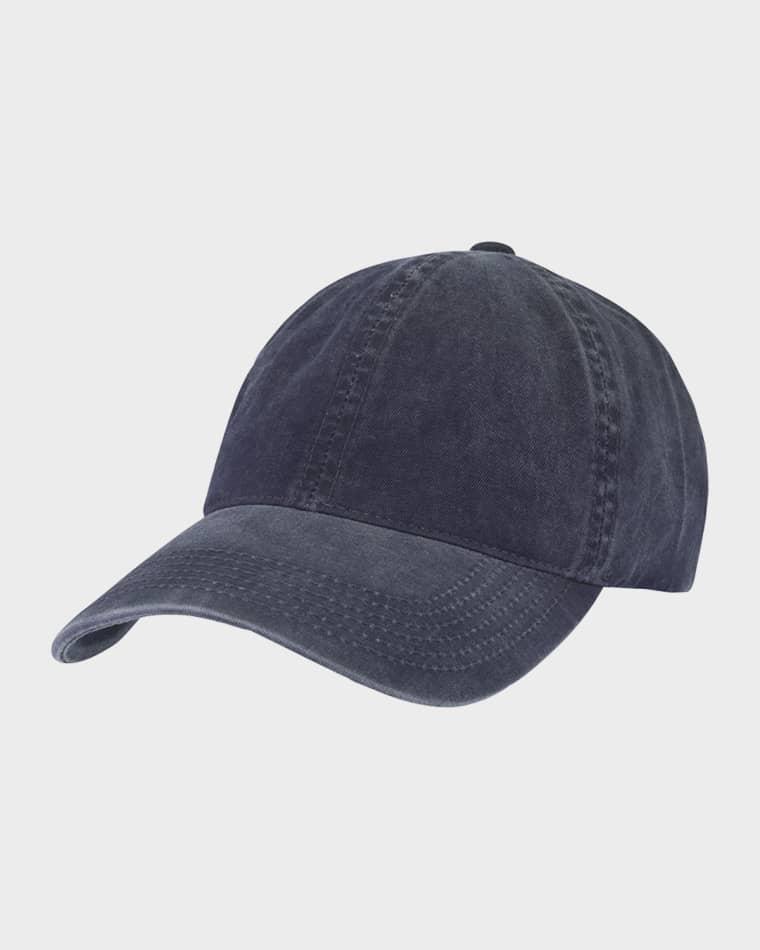 Men's Washed Cotton Six-Panel Baseball Cap by VARSITY HEADWEAR