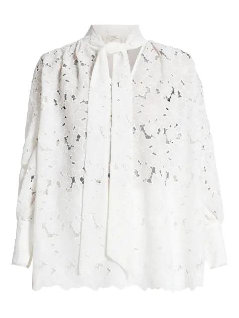 floral-lace blouse by VASILIKI