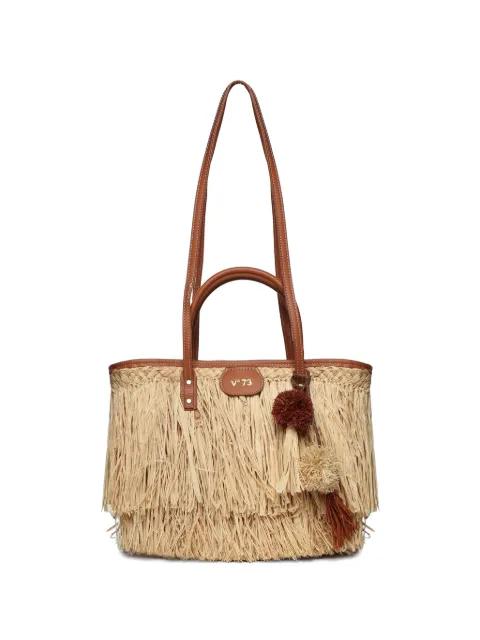 Domitilla fringe-trimmed shoulder-bag by VDEG73